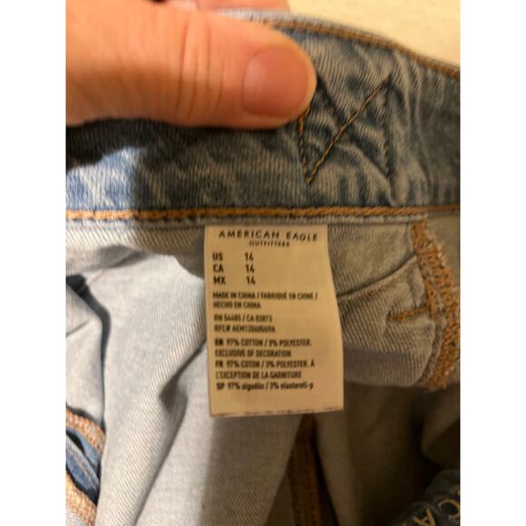 American Eagle women’s super high-rise airline denim skirt - Picture 8 of 8